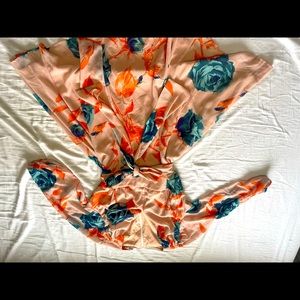 Floral dress, perfect for and end of summer wedding.